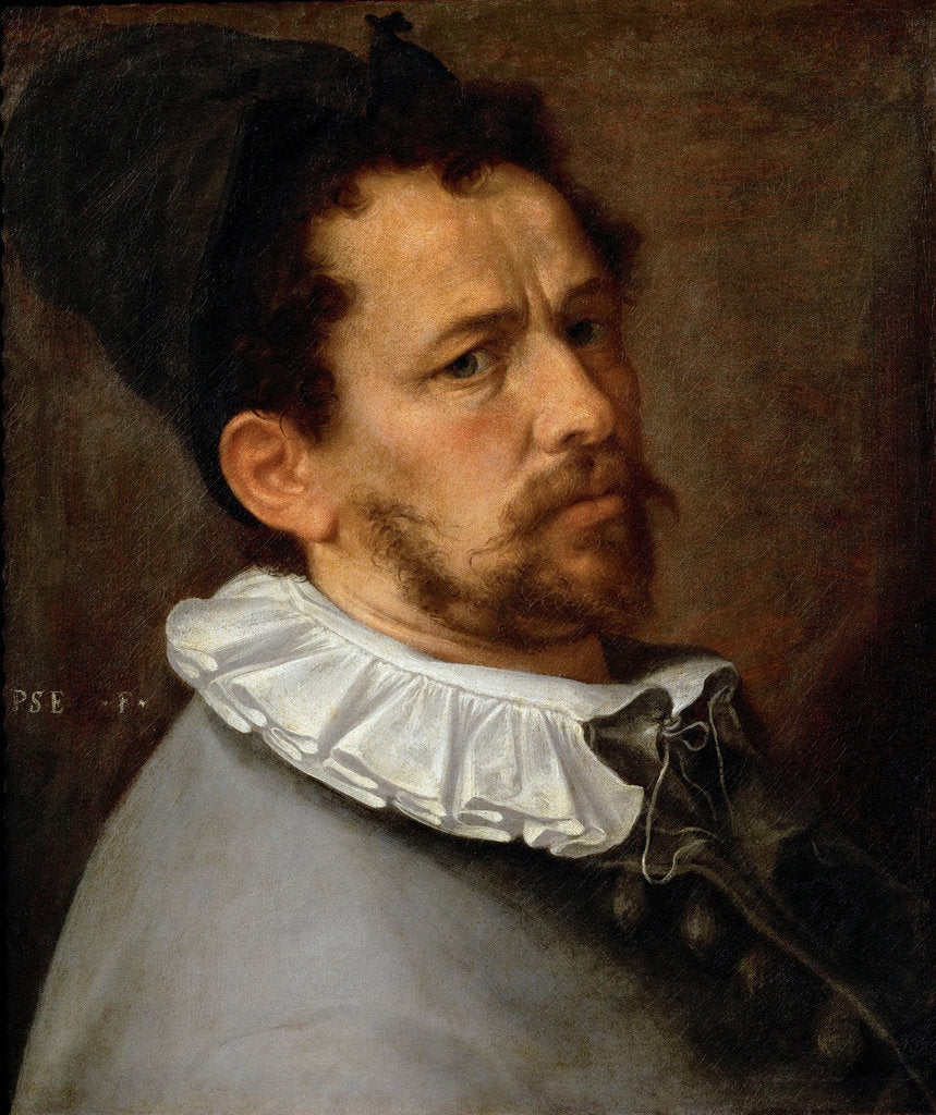 Detail of Self-Portrait, ca 1580-1585 by Bartholomeus Spranger