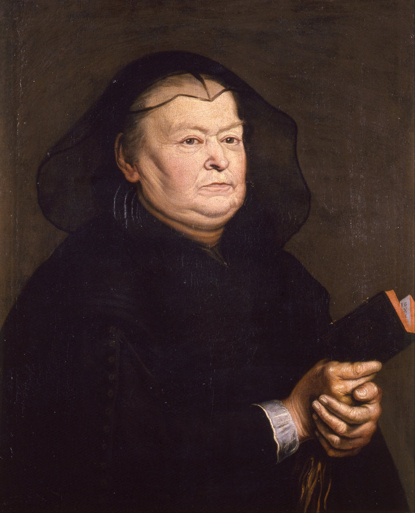 Detail of Portrait of a Widow, 1630-1640 by Justus Sustermans