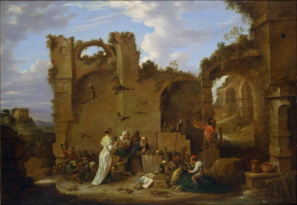 Detail of The Temptation of Saint Anthony by David Teniers the Younger