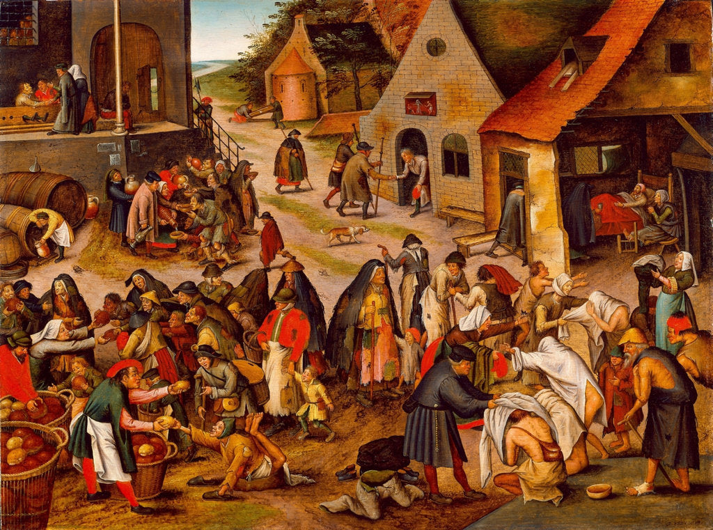 Detail of The Seven Works of Mercy, Between 1616 and 1638 by Pieter Brueghel the Younger