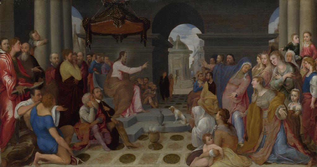 Detail of The Conversion of Mary Magdalene, ca 1562-1563 by Pedro de Campaña