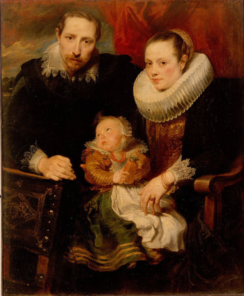 Detail of Family portrait, 1621 by Sir Anthonis van Dyck