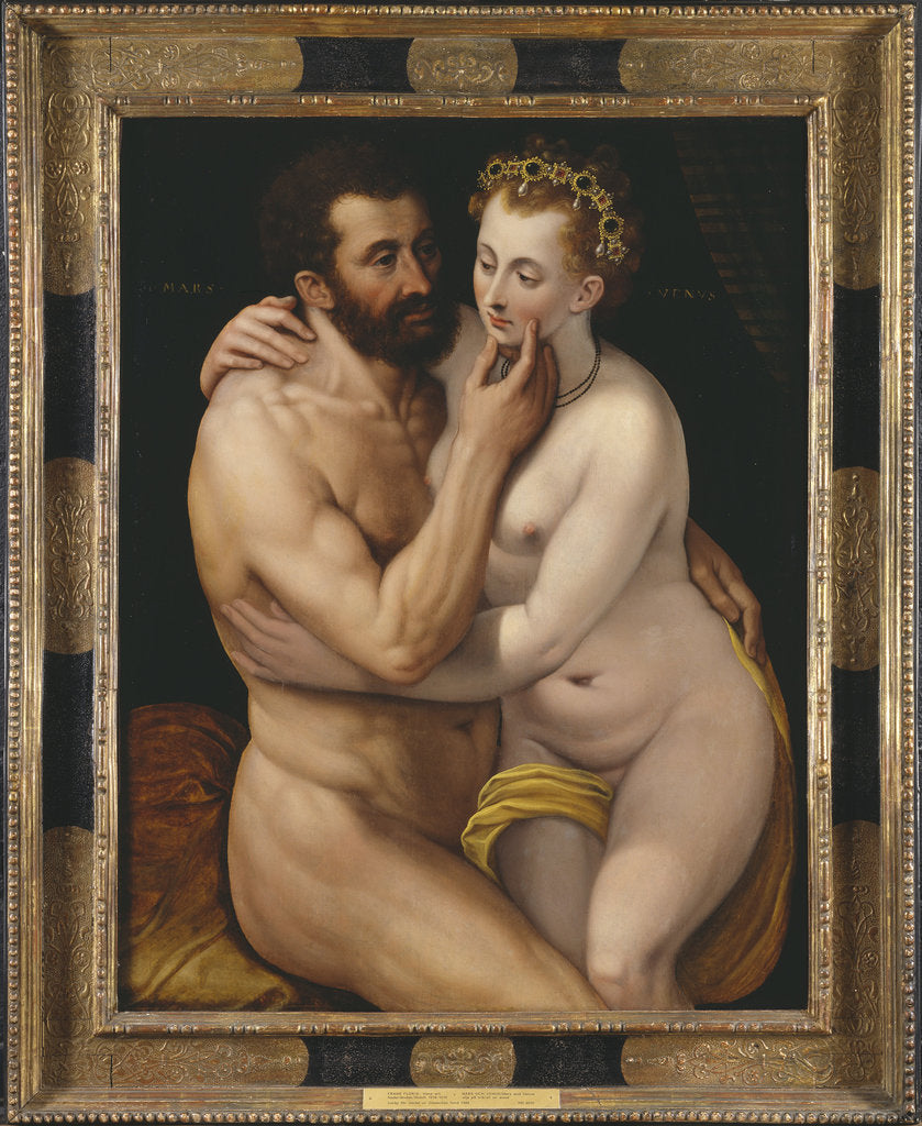 Detail of Mars and Venus by Frans Floris the Elder