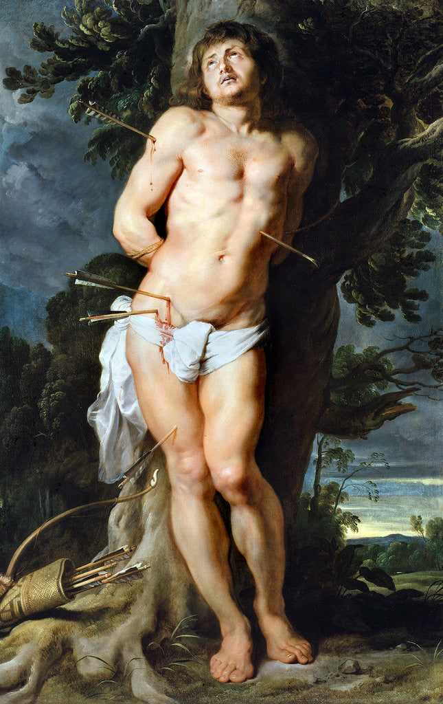 Detail of Saint Sebastian by Pieter Paul Rubens