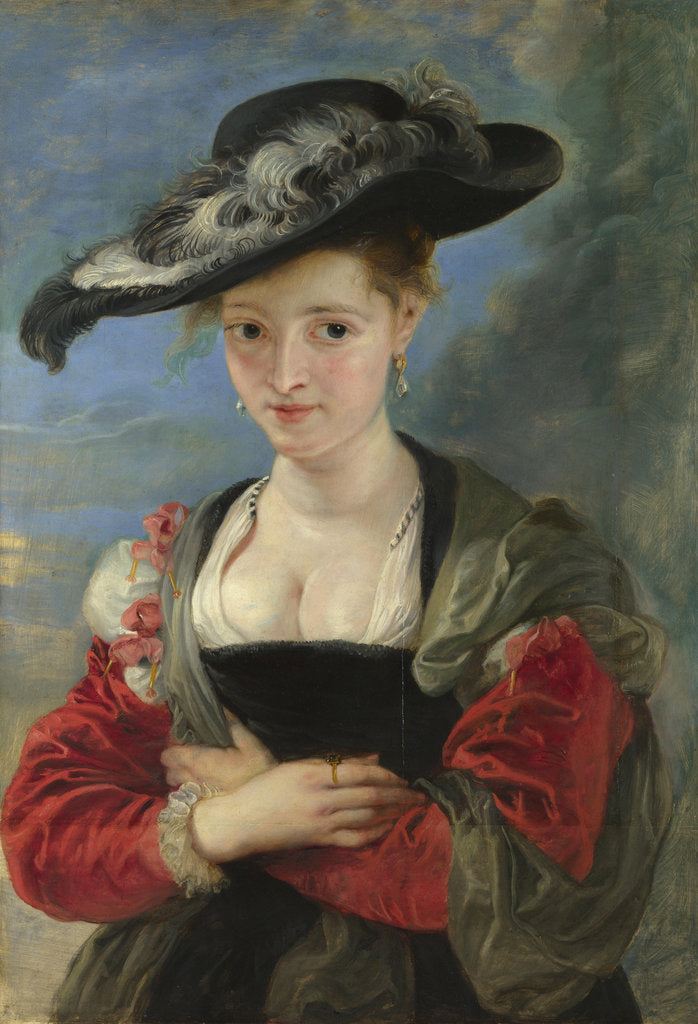 Detail of Portrait of Susanna Lunden (Le Chapeau de Paille), 1622-1625 by Pieter Paul Rubens