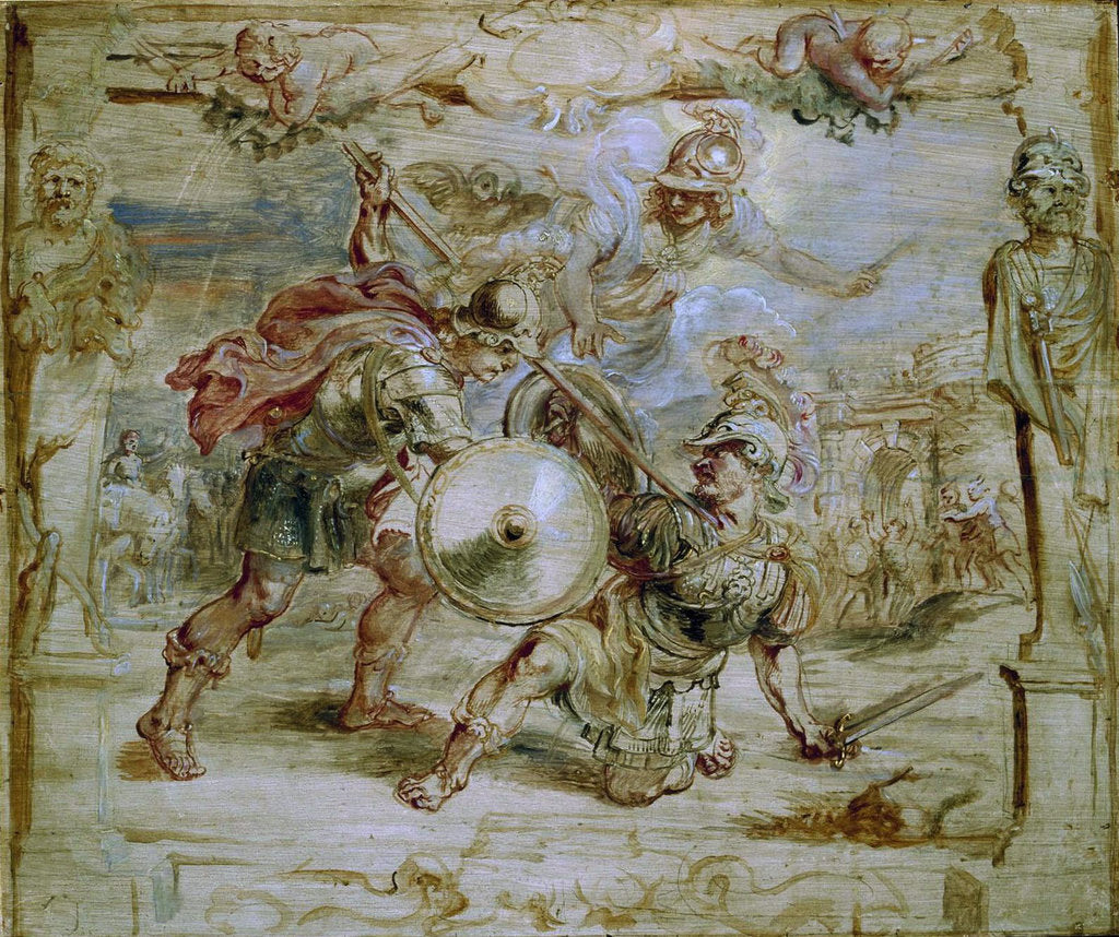 Detail of The death of Hector, 1630-1635 by Pieter Paul Rubens