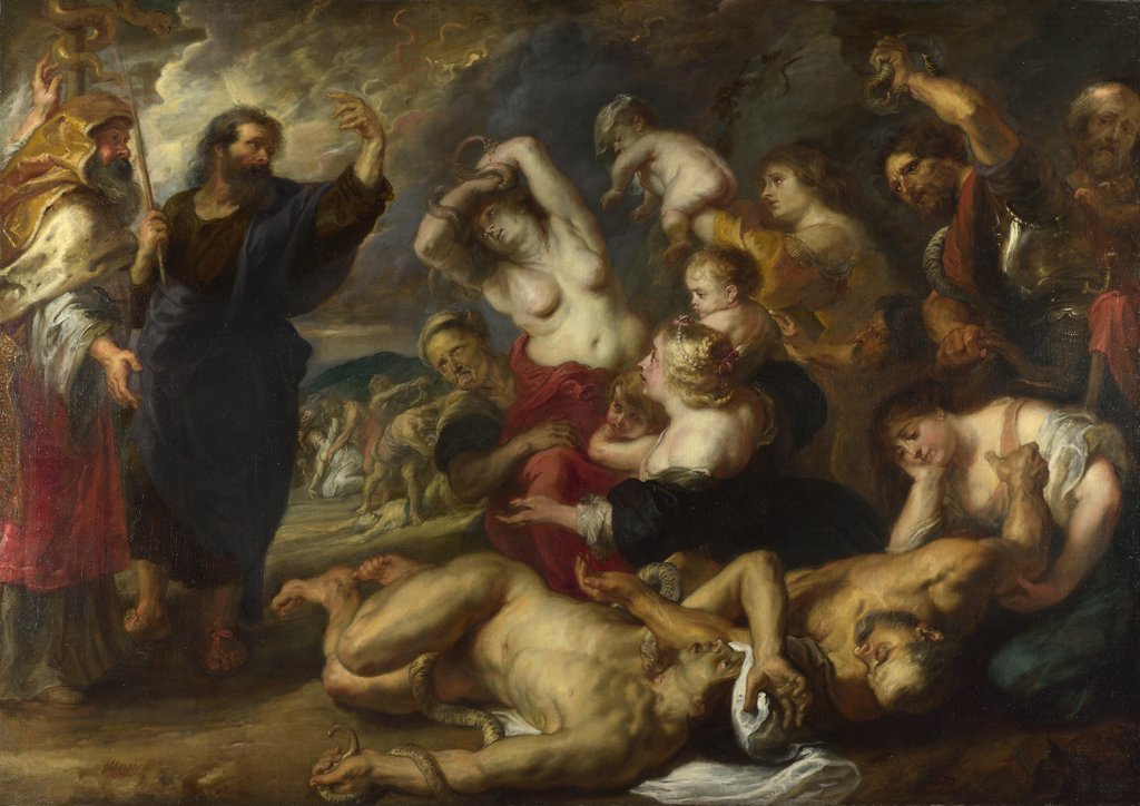 Detail of The Brazen Serpent, 1635-1640 by Pieter Paul Rubens