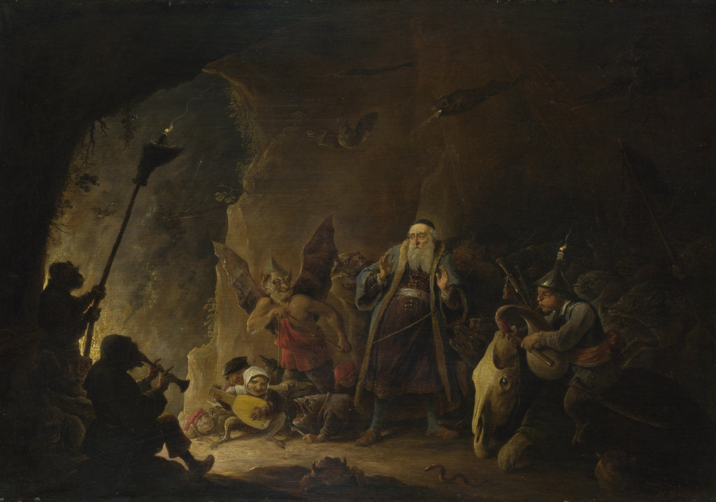Detail of The Rich Man being led to Hell, c. 1647-1648 by David Teniers the Younger