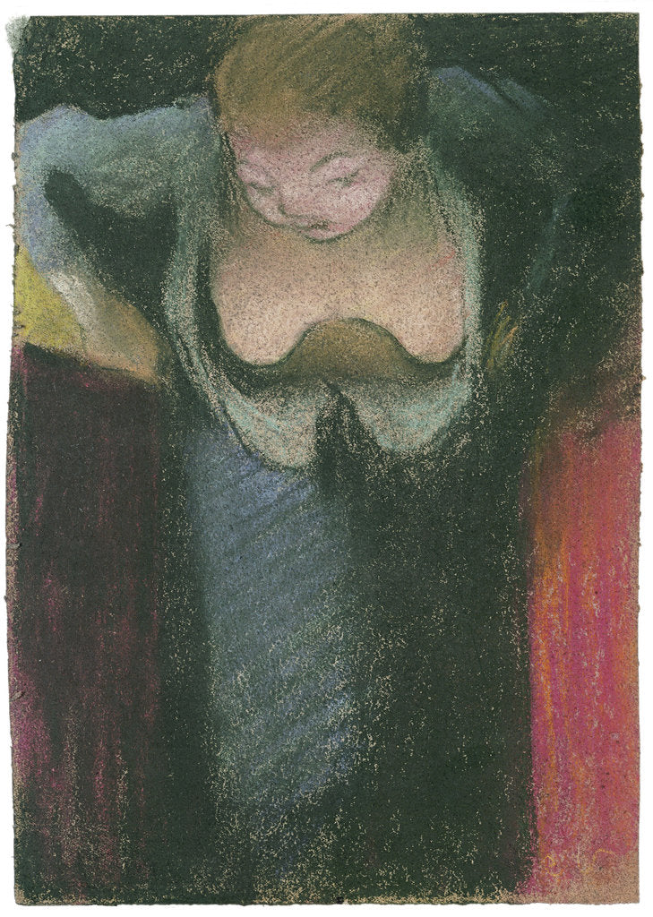 Detail of The Singer, 1891-1892 by Édouard Vuillard