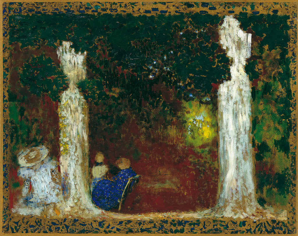 Detail of Beneath the Trees, 1897-1898 by Édouard Vuillard