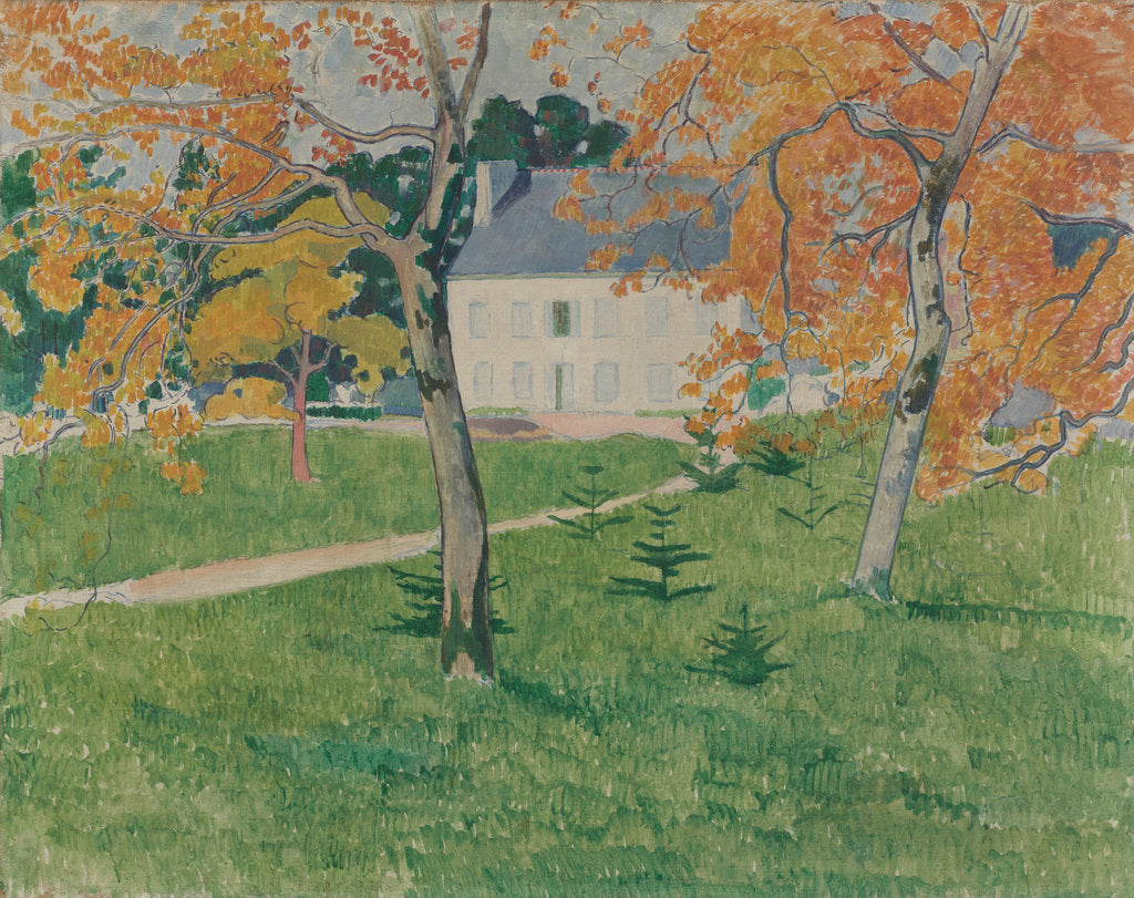 Detail of House among trees. Pont-Aven, 1888 by Émile Bernard