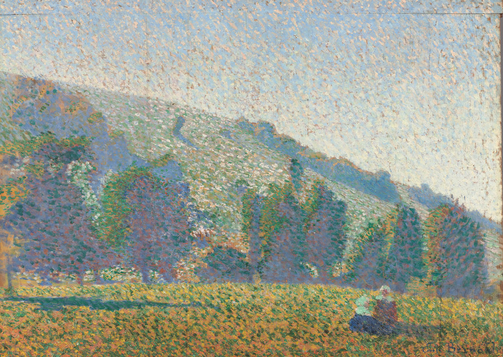 Detail of Two Breton women in a meadow, 1886 by Émile Bernard