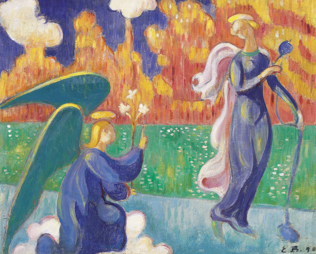 Detail of The Annunciation, 1890 by Émile Bernard