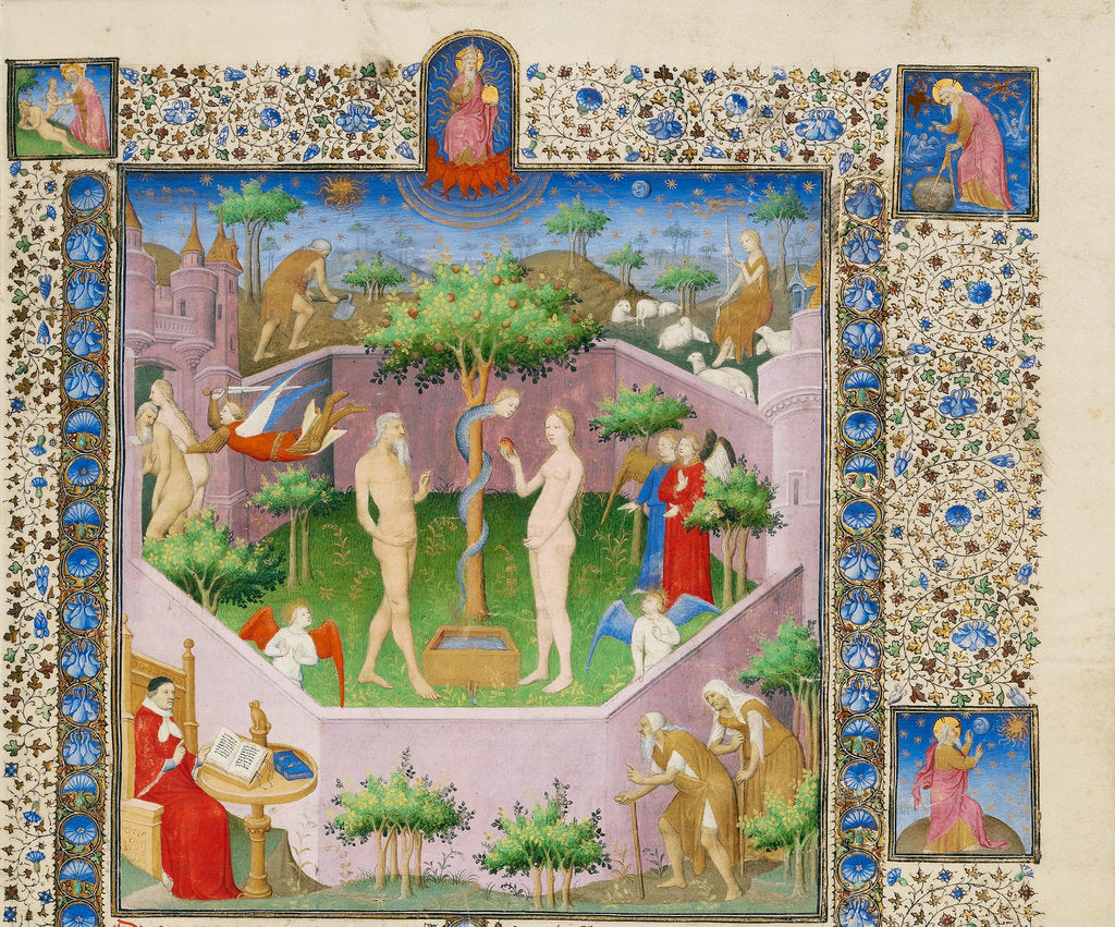 The Story of Adam and Eve, ca 1413-1415 by (Master of the Hours for Marshal Boucicaut) Boucicaut Master