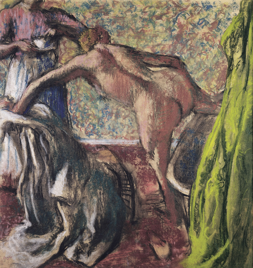 Detail of Breakfast After the Bath (Le Petit Déjeuner après le bain), ca 1896 by Edgar Degas