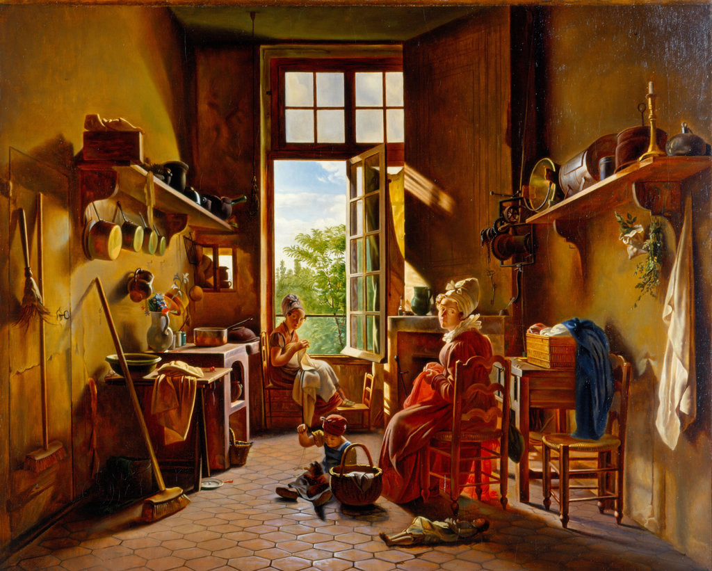 Detail of Kitchen Interior by Martin Drolling