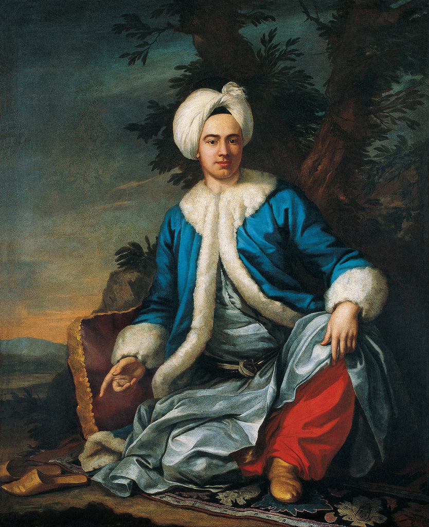 Detail of Portrait of An European in Turkish Costume, Second Half of the 18th cen by Antoine de Favray