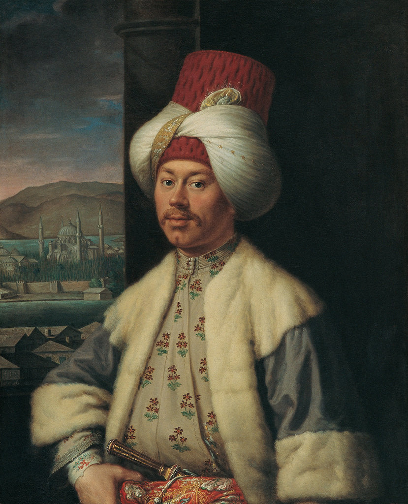 Detail of Portrait of An European in Turkish Costume, Second Half of the 18th cen by Antoine de Favray