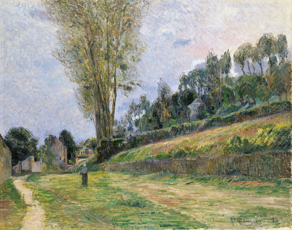 Detail of Street in Rouen, 1884 by Paul Eugéne Henri Gauguin