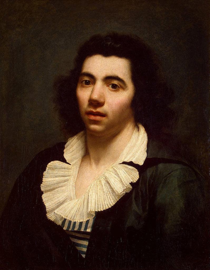 Detail of Self-Portrait, Early 19th cen by Anne Louis Girodet de Roucy Trioson