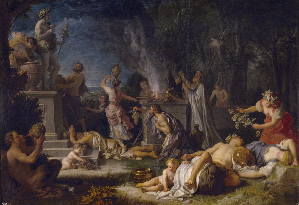 Detail of The Offering to Bacchus, 1720 by Michel-Ange Houasse