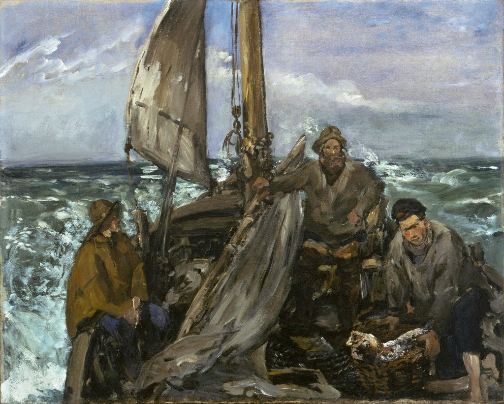 Detail of The Toilers of the Sea by Edouard Manet