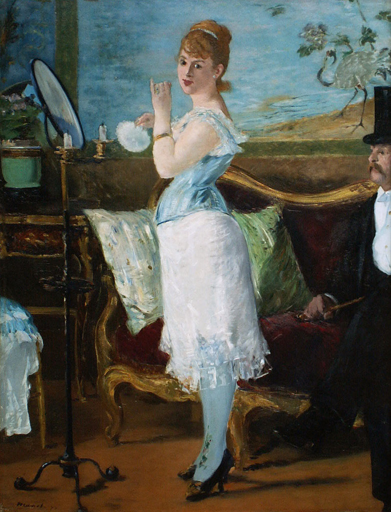 Detail of Nana by Edouard Manet