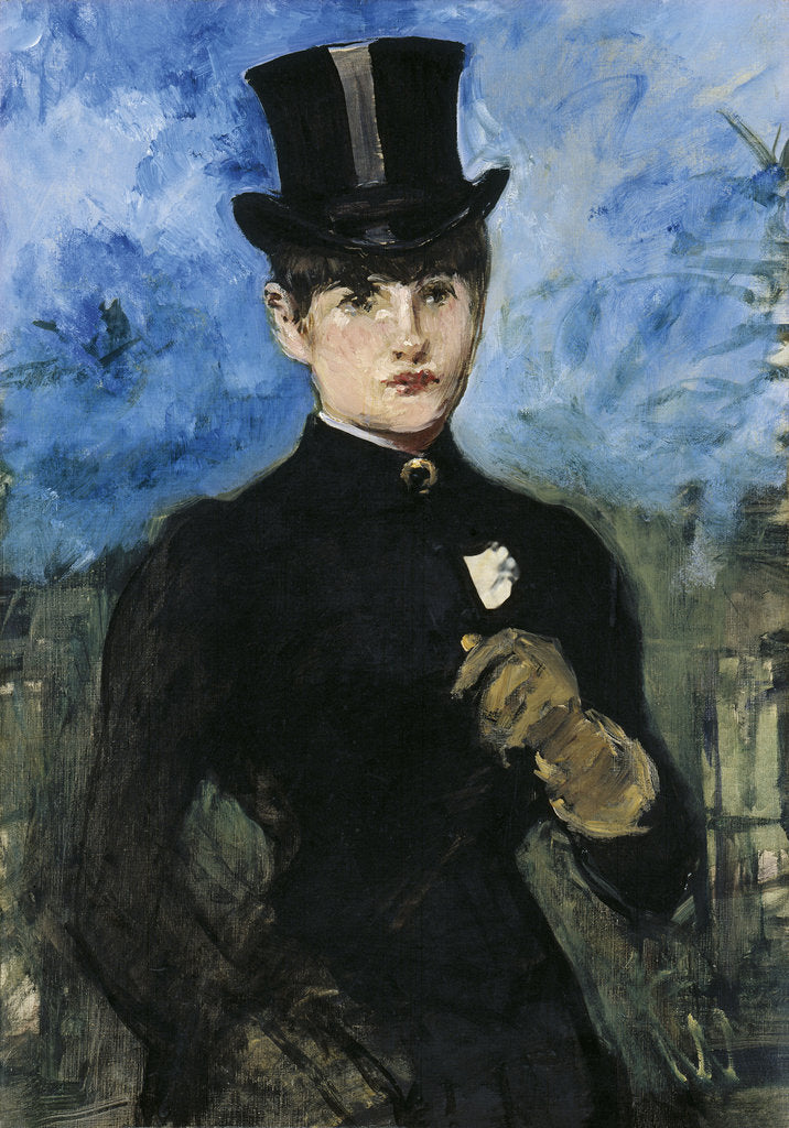 Detail of Horsewoman, Fullface, c. 1882 by Édouard Manet