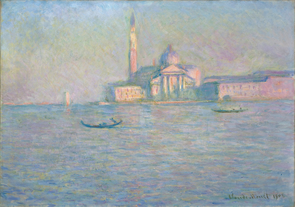 Detail of The Church of San Giorgio Maggiore, Venice, 1908 by Claude Monet