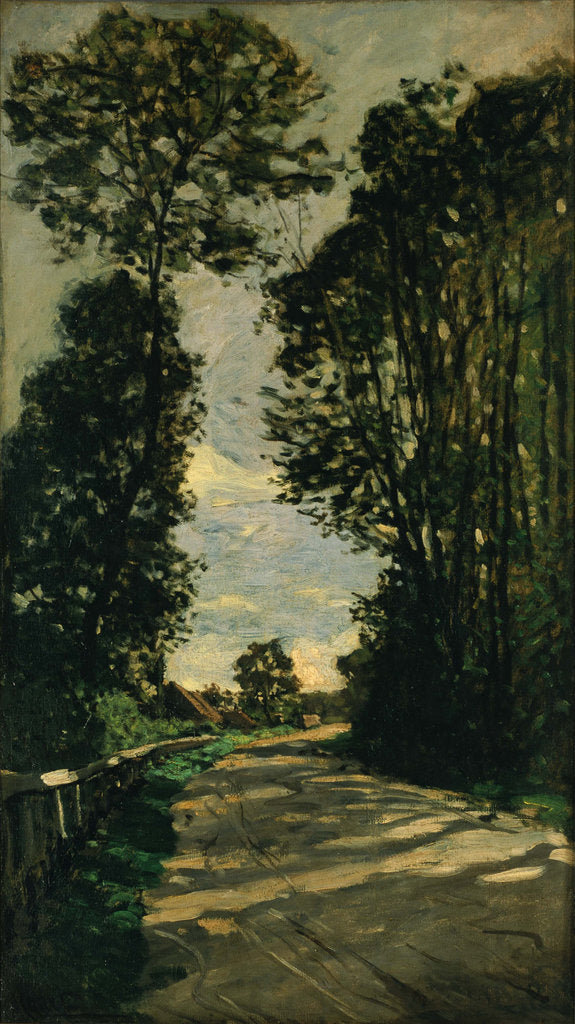 Detail of Walk (Road of the Farm Saint-Siméon), 1864 by Claude Monet