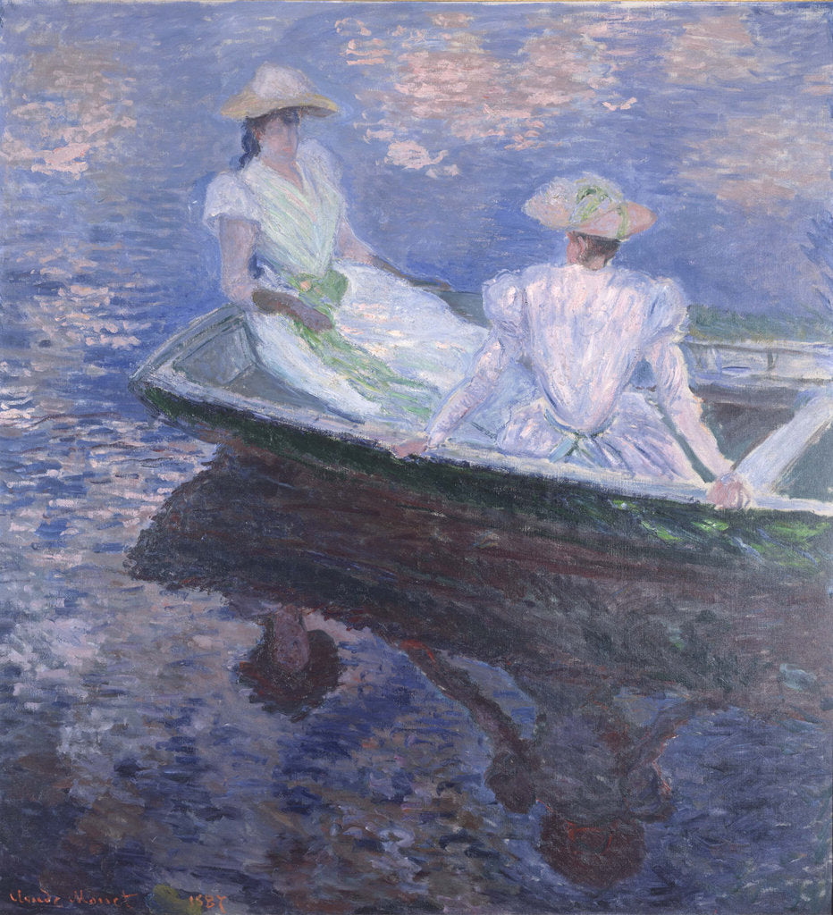 Detail of On the Boat, 1887 by Claude Monet
