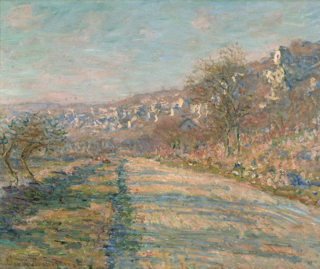 Detail of Road of La Roche-Guyon, 1880 by Claude Monet