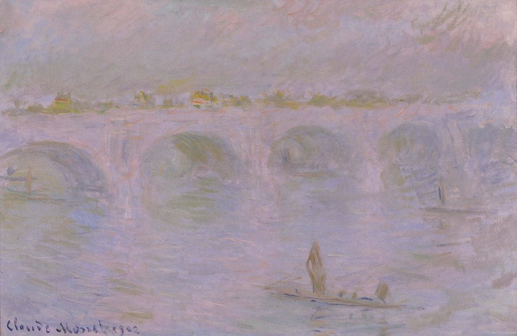 Detail of Waterloo Bridge in London, 1902 by Claude Monet