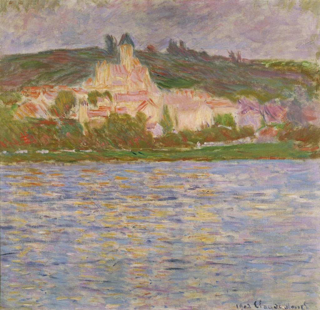 Detail of Vétheuil, 1902 by Claude Monet