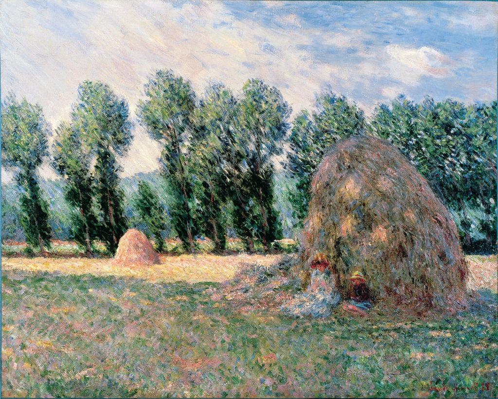 Detail of Haystacks, 1885 by Claude Monet