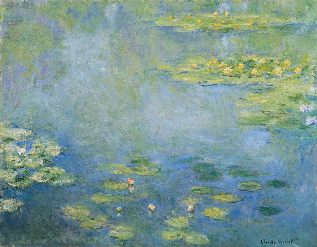 Detail of Water Lilies by Claude Monet