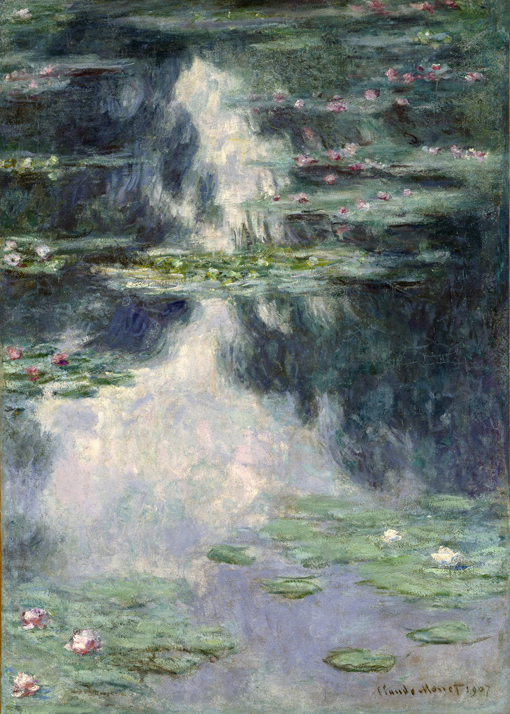 Detail of Pond with Water Lilies, 1907 by Claude Monet