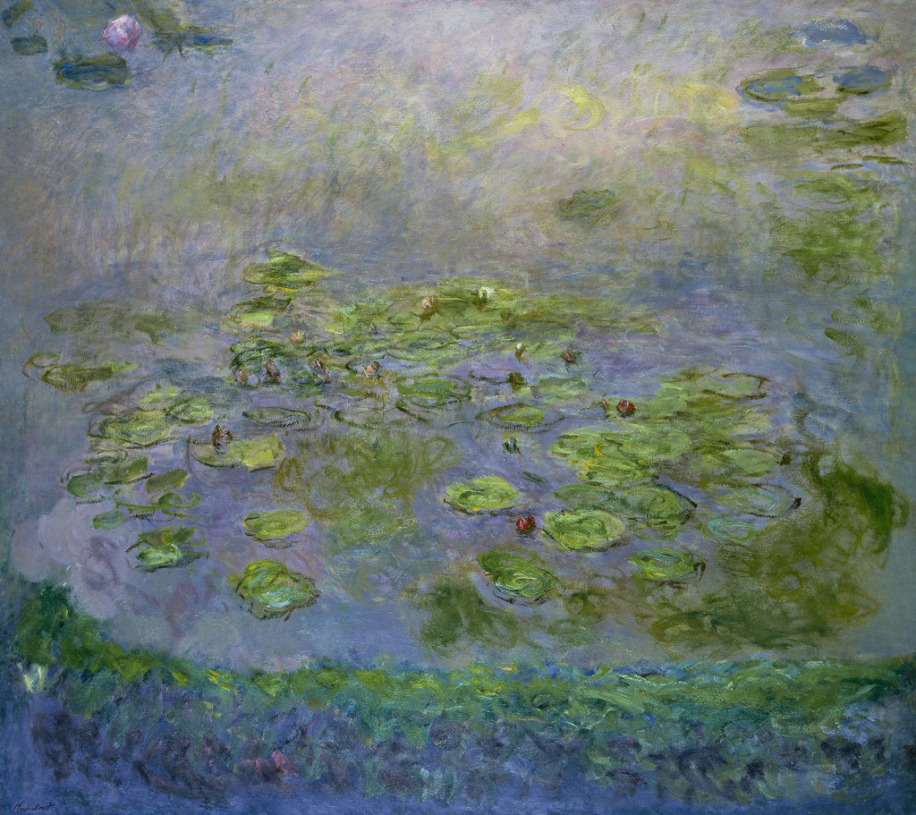 Detail of Water Lilies, 1914-1917 by Claude Monet