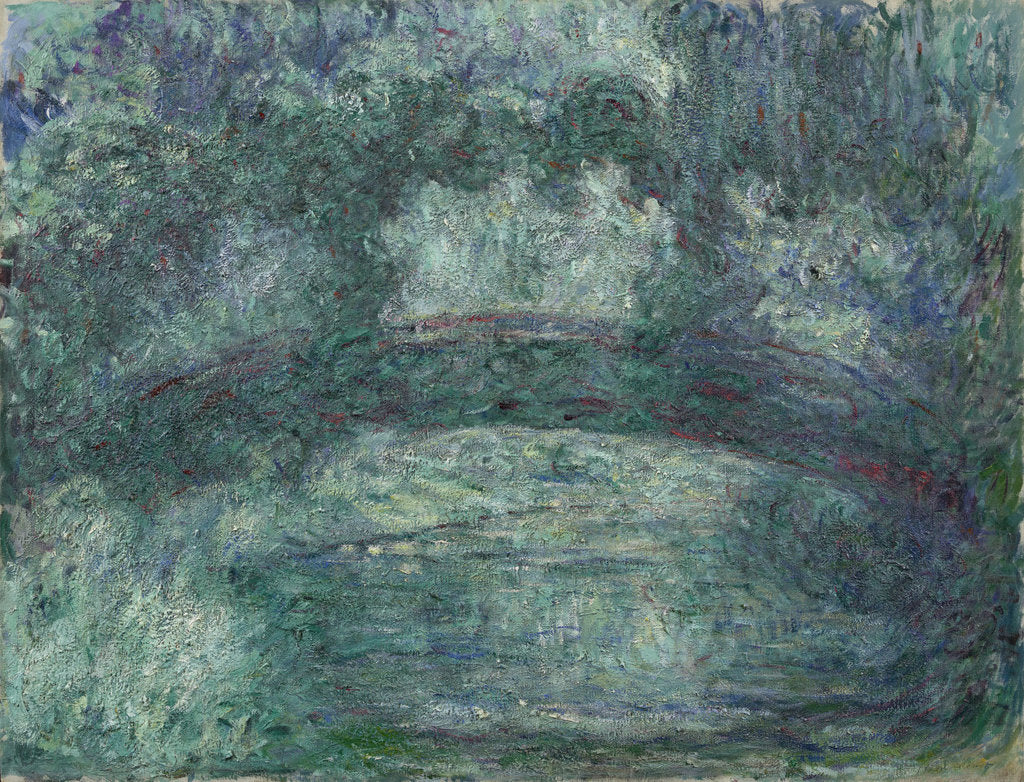 Detail of The Japanese bridge, 1919-1924 by Claude Monet