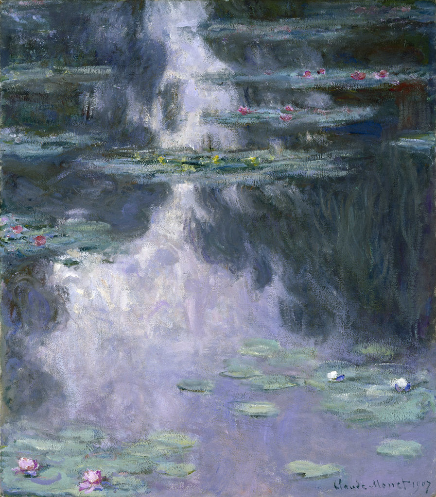 Detail of Water Lilies (Nymphéas), 1907 by Claude Monet