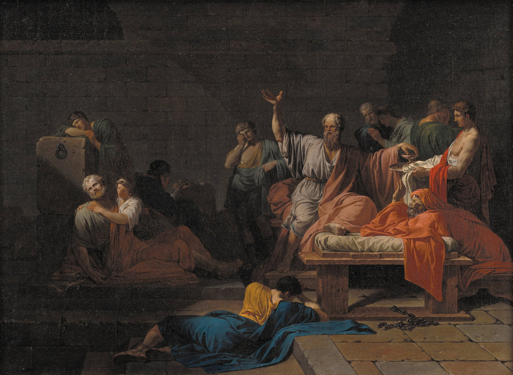 The Death of Socrates, ca 1786 by Jean-François-Pierre Peyron