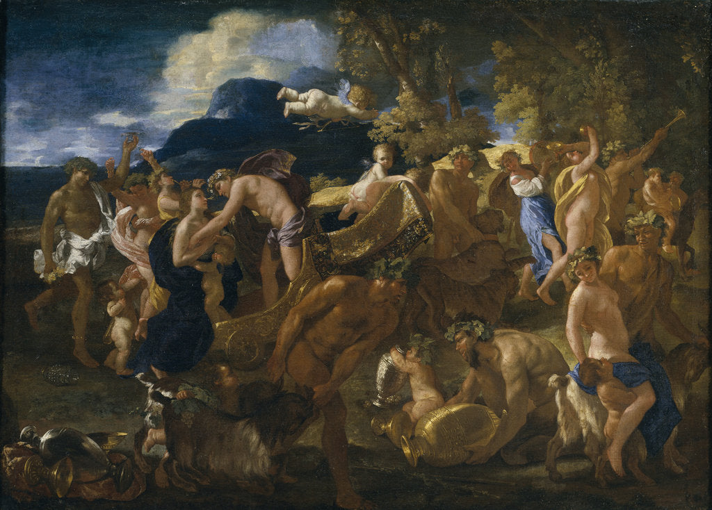 Detail of Bacchanal, 1625-1626 by Nicolas Poussin