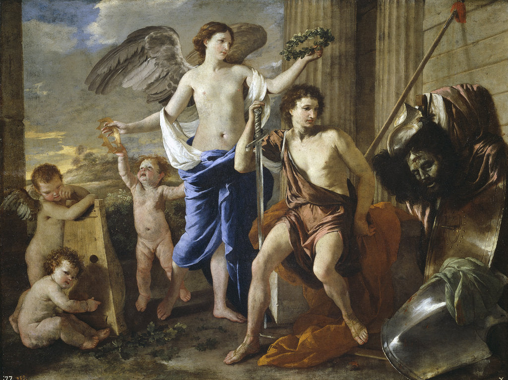 Detail of The Triumph of David, 1630 by Nicolas Poussin
