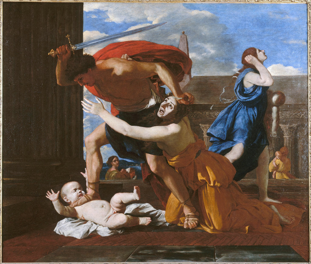 Detail of The Massacre of the Innocents, ca. 1628-1629 by Nicolas Poussin