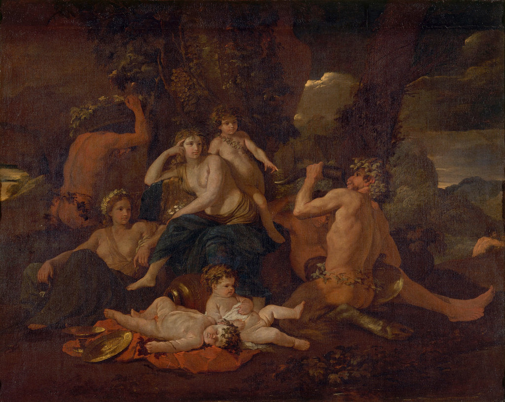 Detail of The Infancy of Bacchus, c.1630 by Nicolas Poussin