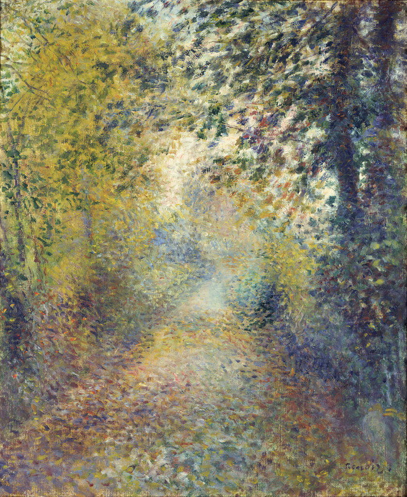 Detail of In the Woods, c. 1880 by Pierre Auguste Renoir