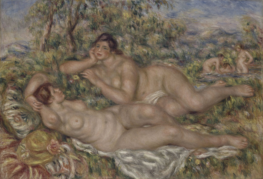 Detail of The Bathers, 1918-1919 by Pierre Auguste Renoir