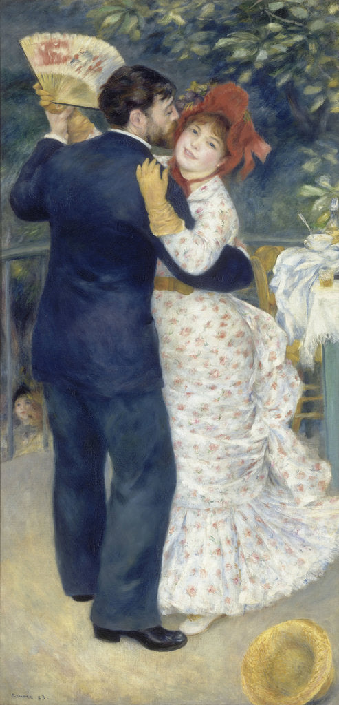 Detail of Country Dance (Danse à la campagne), 1883 by Pierre Auguste Renoir