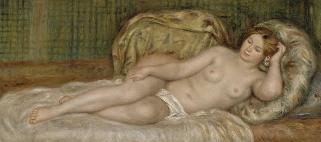 Detail of Large Nude (Grand nu), 1907 by Pierre Auguste Renoir