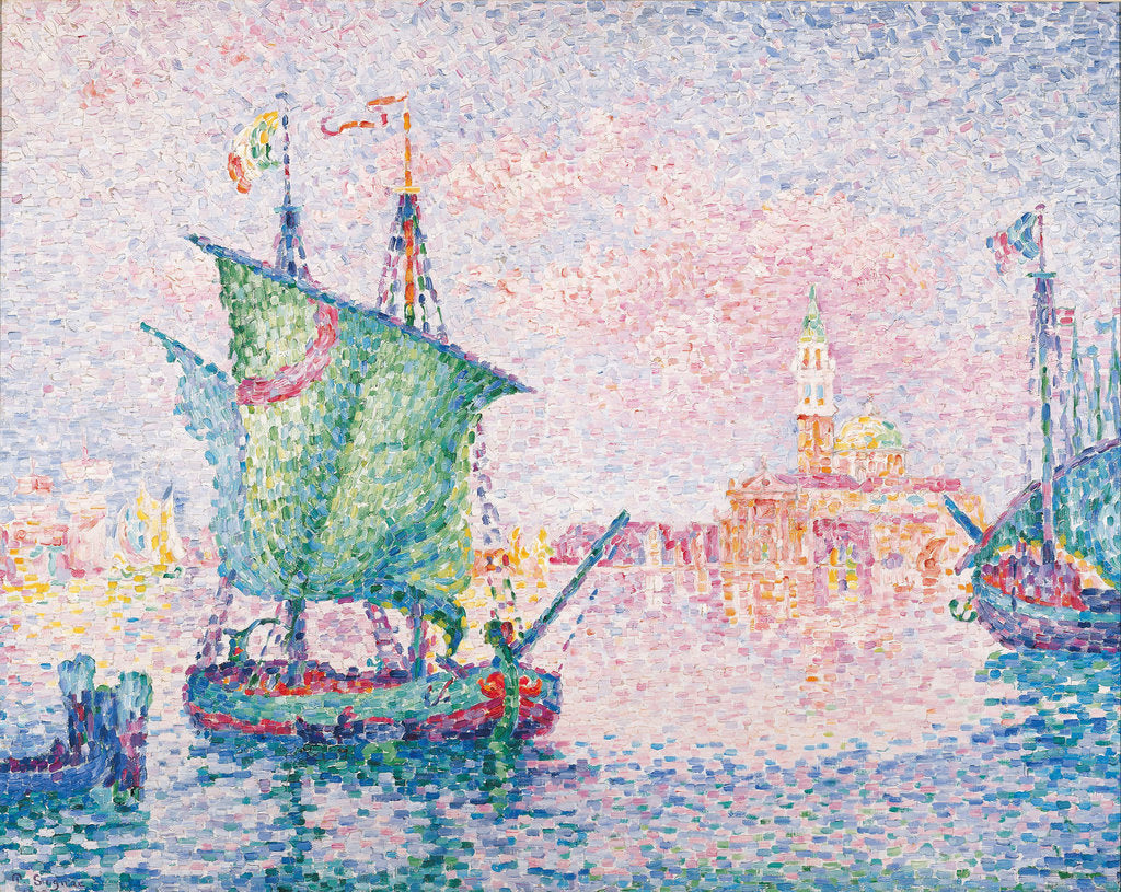 Detail of Venice, The Pink Cloud, 1909 by Paul Signac